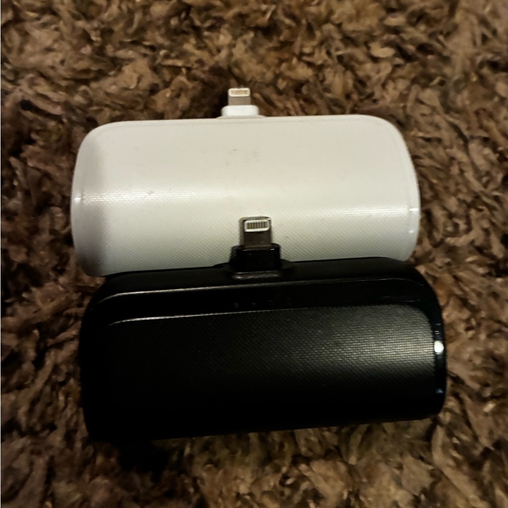 Black and White Charging Docks